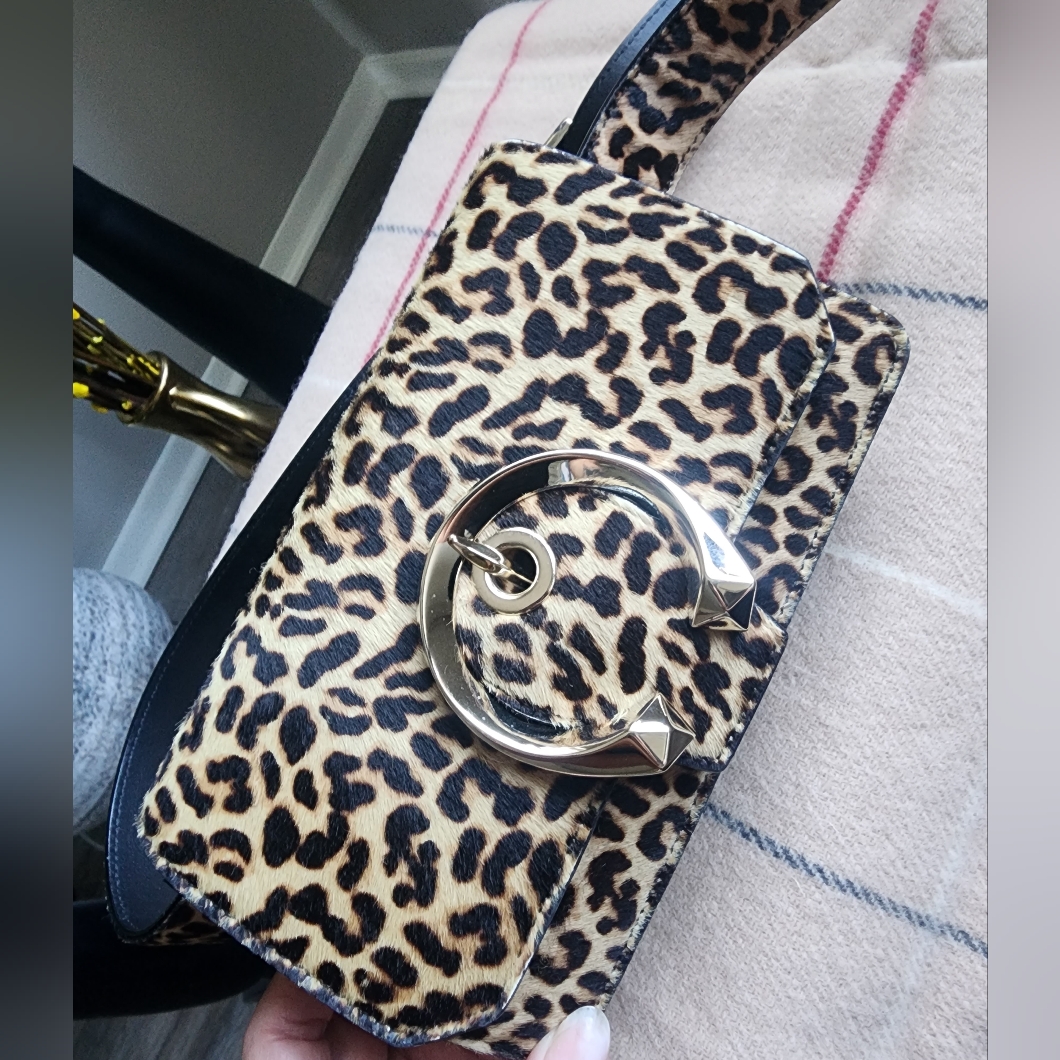 Jimmy Choo Leopard Print Madeline Belt Bag